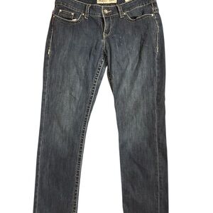 Buckle Women's Straight Leg Jeans - Dark Blue